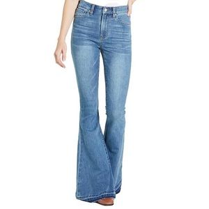 Dear John Kara High Rise Super Flare Tide Jean Blue Size 27